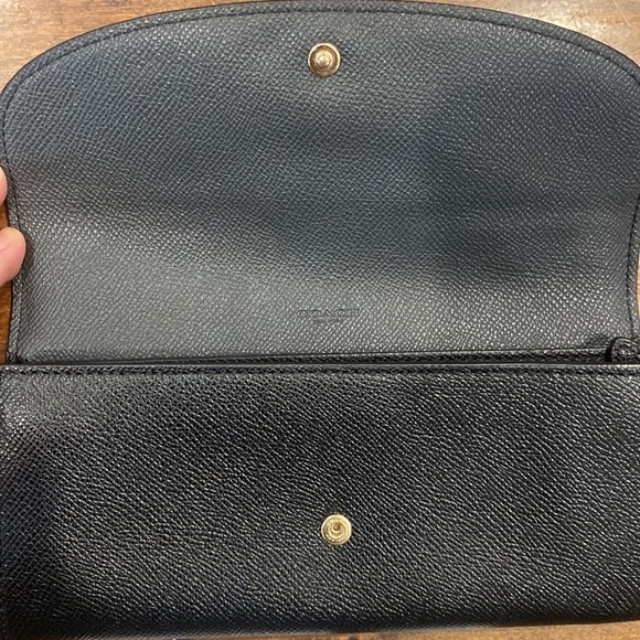 COACH Soft Wallet in Crossgrain Leather - Picture 6 of 8
